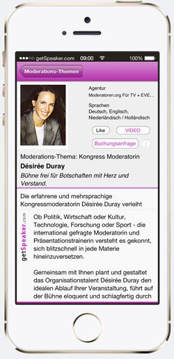 Désirée Duray Moderatorin für Podiumsdiskussion - getSpeaker