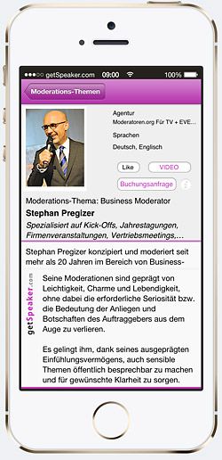 Stephan Pregizer Moderator für Podiumsdiskussion - getSpeaker
